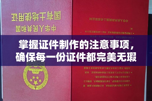 宝清掌握证件制作的注意事项，确保每一份证件都完美无瑕