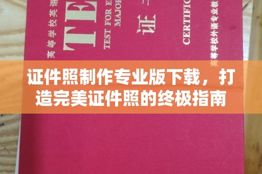 宝清证件照制作专业版下载，打造完美证件照的终极指南