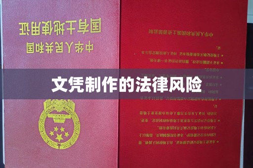 宝清文凭制作的法律风险