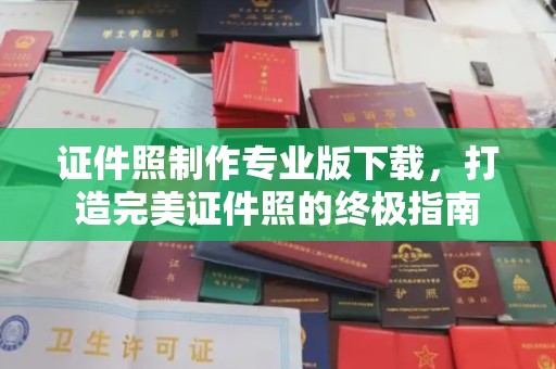 宝清证件照制作专业版下载，打造完美证件照的终极指南
