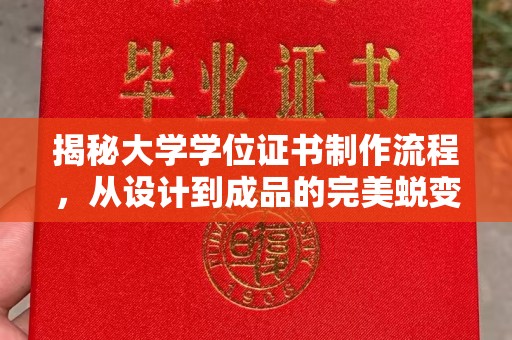 宝清揭秘大学学位证书制作流程，从设计到成品的完美蜕变