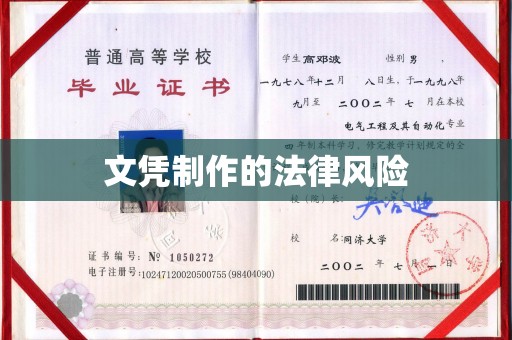 宝清文凭制作的法律风险