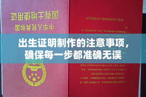 宝清出生证明制作的注意事项，确保每一步都准确无误