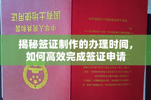 宝清揭秘签证制作的办理时间，如何高效完成签证申请
