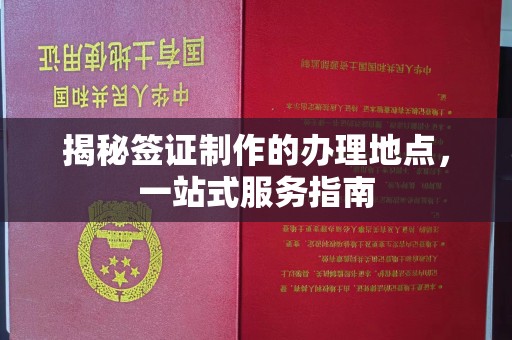 宝清揭秘签证制作的办理地点，一站式服务指南